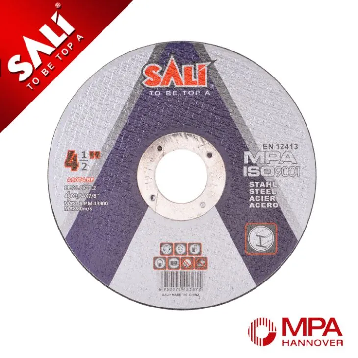 Hot sale abrasive cutting disc 4 1/2 Cutting wheel for metal supplier with MPA