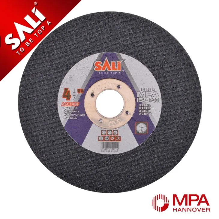 Hot sale abrasive cutting disc 4 1/2 Cutting wheel for metal supplier with MPA
