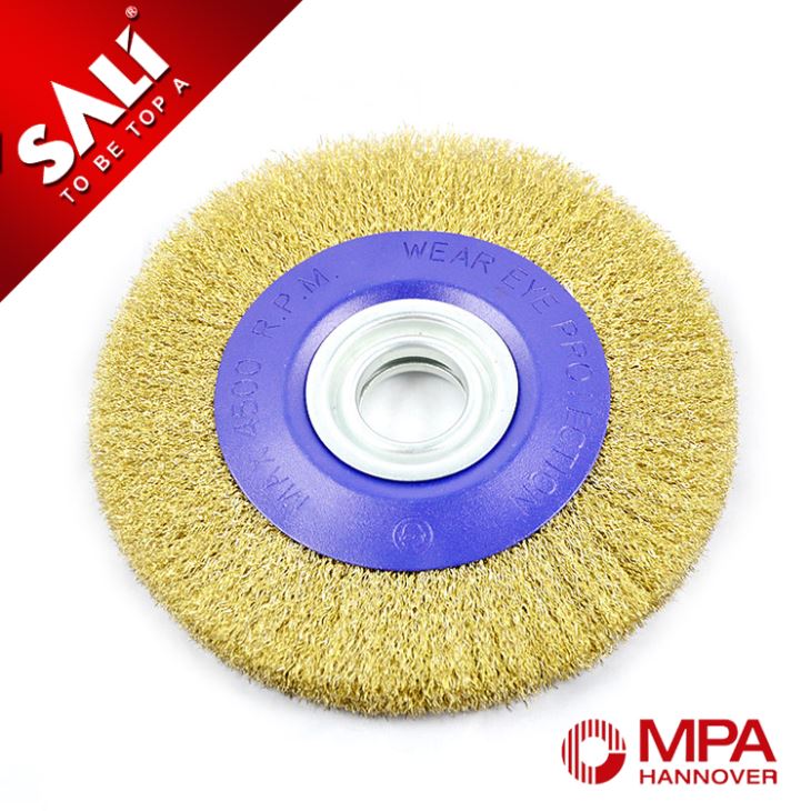SALI brand steel brush type circular wire wheel brush in China supplier