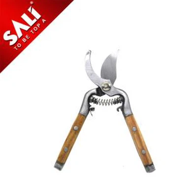 Gardening Hand Pruner Wood Handle