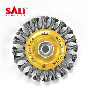 Sali Round Twisted Wire Brush Industrial Cleaning Brushes For Polishing